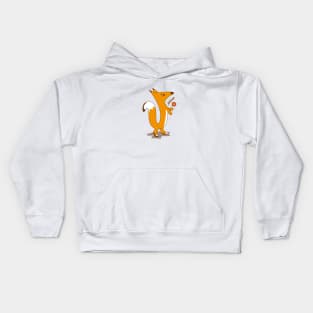 Fox. Peace Kids Hoodie